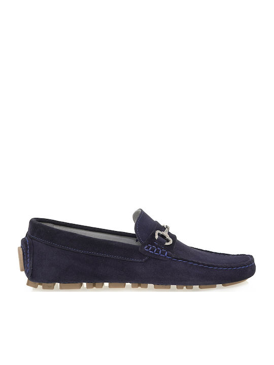 Men's Suede Loafers Blue