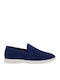 Δερμάτινα Ανδρικά Loafers σε Μπλε Χρώμα