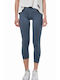 Schulung Frauen Gekürzt Leggings Blue Grey
