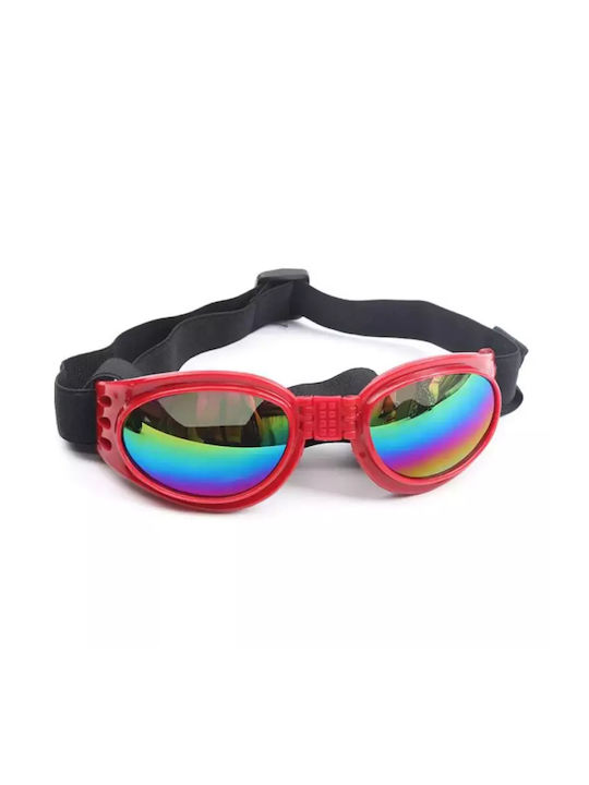 Value Imports Dog Sunglasses Red 17x5cm