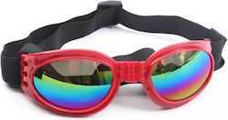 Value Imports Dog Sunglasses Red 17x5cm