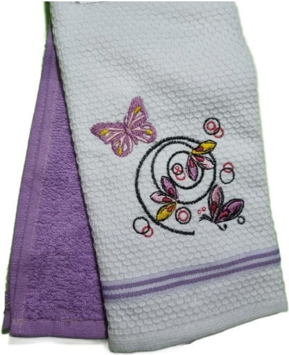 Coton Delux Prosop din 100% Bumbac în Culoarea Violet 40x60cm 2buc