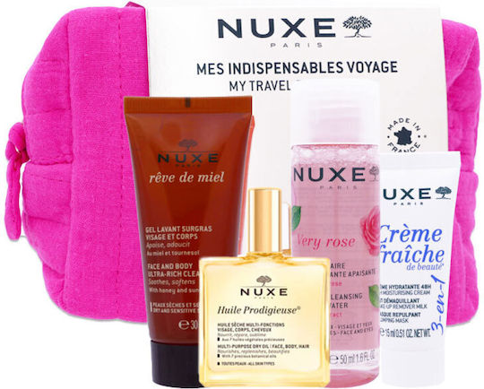 Nuxe Essentials Reiseset für Feuchtigkeitsspendend & Aufhellung 4Stück