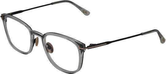 Tom Ford Optical Frame Ft5694-b 001 52 Titanium & Blue Filter