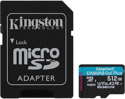 Kingston Canvas Go Plus SDXC 512GB Class 10 U3 V30 A2 UHS-I Kingston Canvas Go Plus SDXC 512GB Class 10 U3 V30 A2 UHS-I