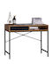 Birou Orfeas Din Lemn Negru Cu Picioare Metalice 95x48x76Cm