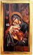 Icoană din lemn cu Fecioara Maria și Iisus Hristos 30x14cm