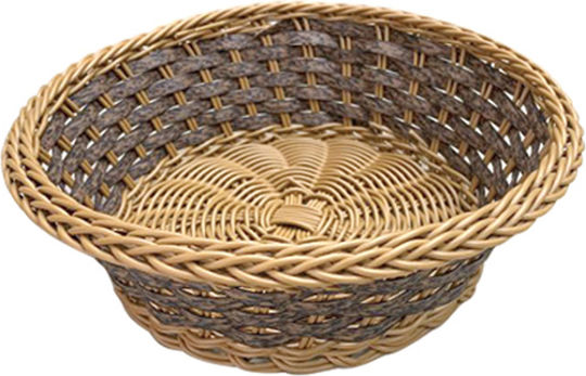 Galifas Brotkasten Korbweide Braun 25x8cm