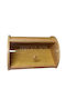 Galifas Bread Box with Lid Wooden Brown 35x27x17cm