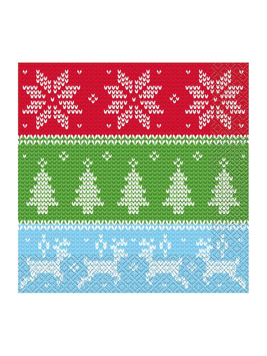 Amscan Weihnachtliche Servietten 16 Stück