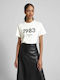 Bluze Damă T-shirt Alb