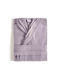 Aigaion Herrenbademantel mit Kapuze Burgundy 220gr/m²