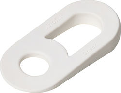 Türstopper Keil Weiß 1Stück