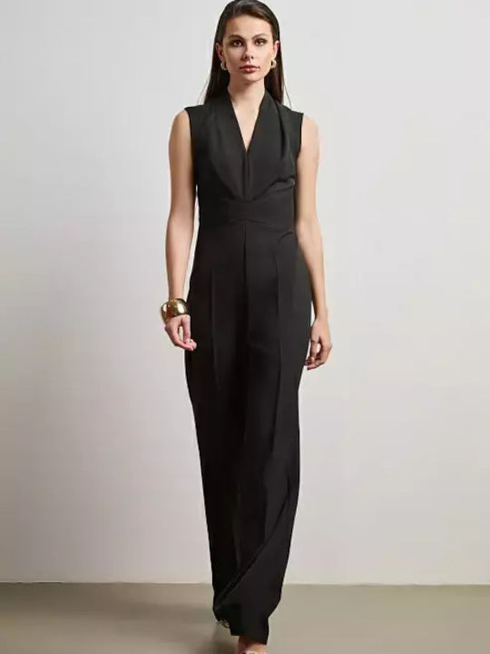Desiree Women's Sleeveless One-piece Suit Black 01.42027-bs