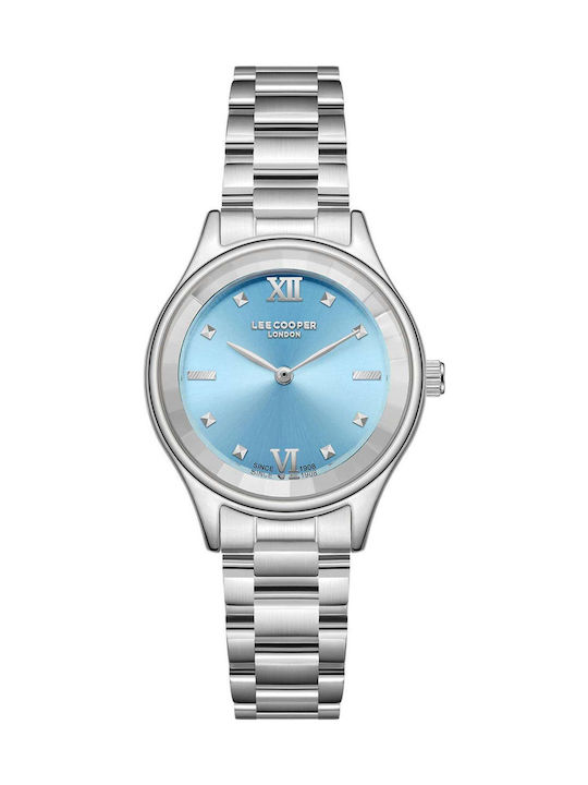 Lee Cooper Bracelet Women's Watch with Silver Metal Bracelet