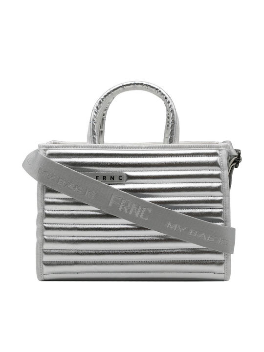 FRNC Damentasche Handtasche / Crossbody Silber