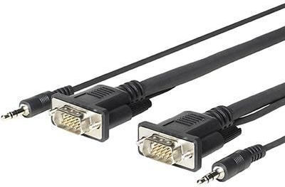 Vivolink Audio Μετατροπέας 3.5mm / VGA male σε 3.5mm / VGA male 1τμχ