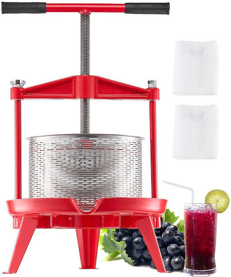Vevor Fruit Wine Press Manual Wine Making 2.38 Gal/9L Stainless Steel