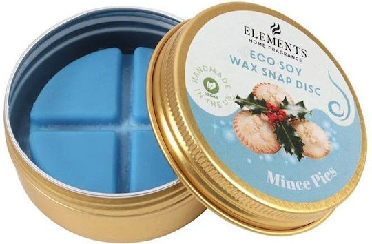 Vegan Αρωματικός Δίσκος Κεριού Σόγιας Wax Melt Mince Pies
