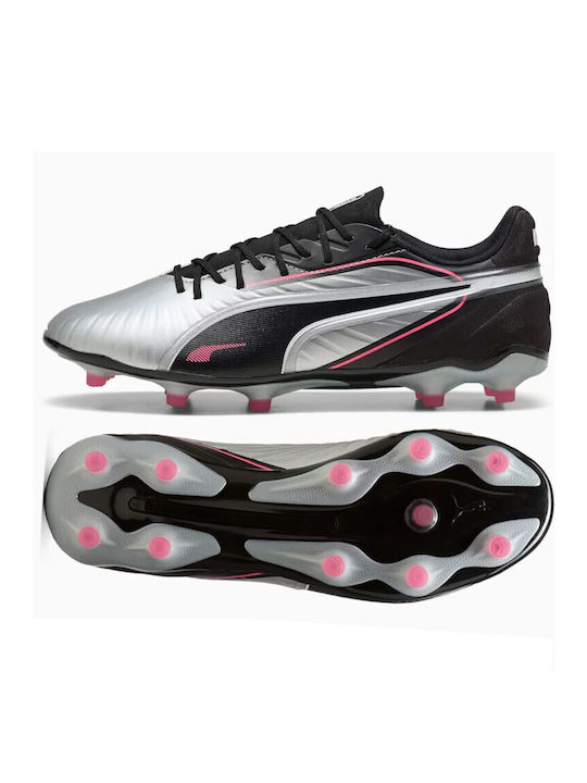 PUMA Match Fußballschuhe mit Stollen Silber