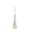 Ebb & Flow Pendant Light Gold with Crystals for Socket E14, E.14 12.5x12.5cm
