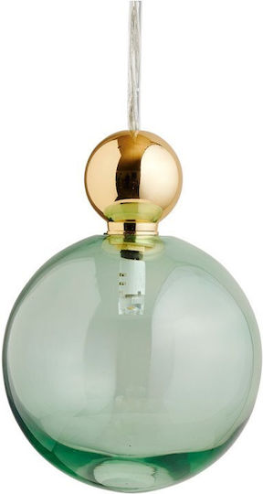 Ebb & Flow Pendant Light Blue with Socket G4 10x10cm