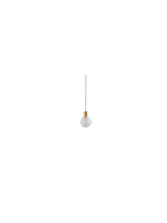 Ebb & Flow Pendant Light Gold with Crystals for...