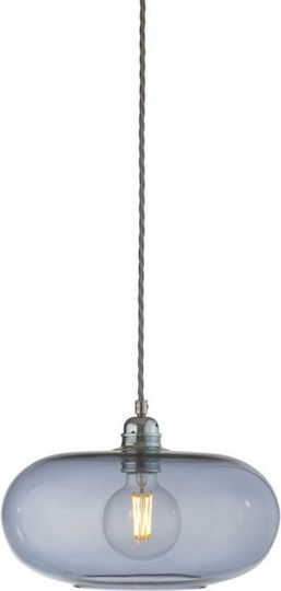 Ebb & Flow Pendant Light Blue with Socket E27 29x29cm