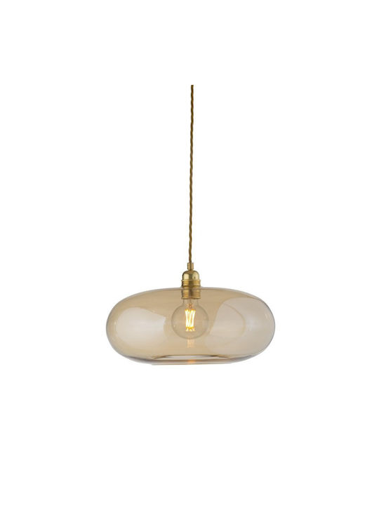 Ebb & Flow Pendant Light Turquoise with Socket E27 36x36cm