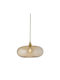 Ebb & Flow Pendant Light Turquoise with Socket E27 36x36cm