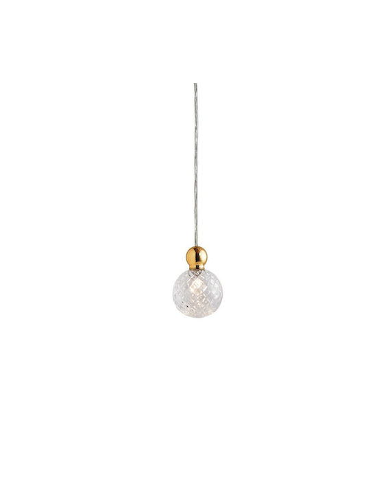 Ebb & Flow Pendant Light Gold with Crystals for...