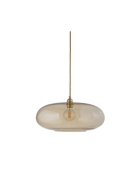 Ebb & Flow Pendant Light Black with Socket E27 45x45cm
