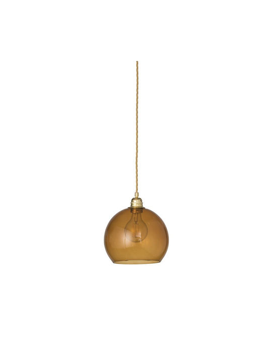 Ebb & Flow Pendant Light Turquoise with Socket E27 22x22cm