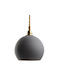 Ebb & Flow Pendant Light Brown with Socket E14, E.14 15.5x15.5cm