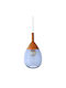 Ebb & Flow Pendant Light Blue with Socket E27 22x22cm