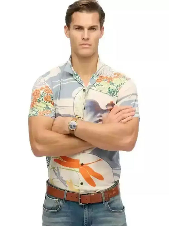 Superdry D2 Stud Merchant Hawaiian Κοντομάνικο ...