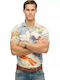 D2 Stud Merchant Hawaiian Κοντομάνικο Πουκάμισο Off White