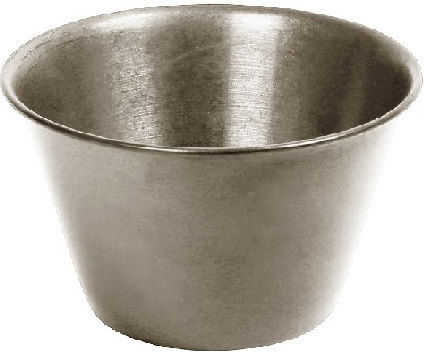Espiel Snow Dip Serving Bowl Round Metal Gray with Diameter 6.3cm