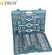 Troy Set de chei tubulare și clichet 110buc