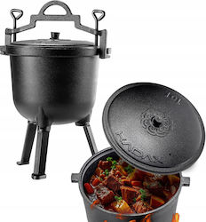 Kadax Cast Iron Hunter's Pot 10l Fire Pit Grill Roasting