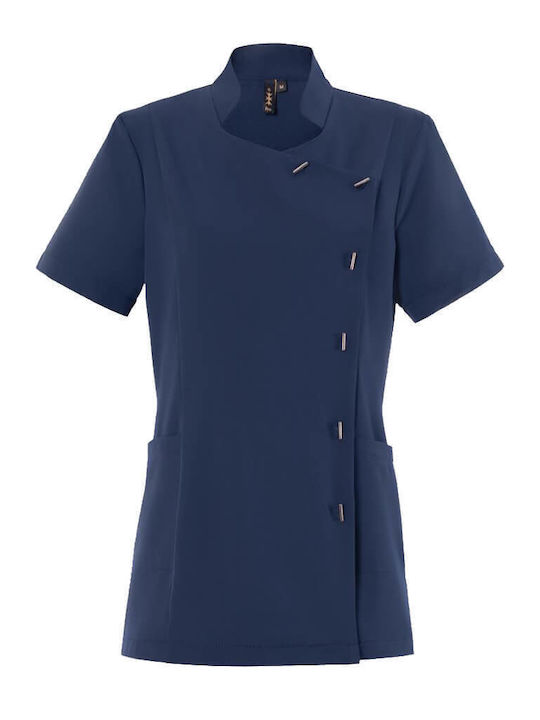 Women's Blazer Cleaning Uniforms Axon Perfecto Navy Blue