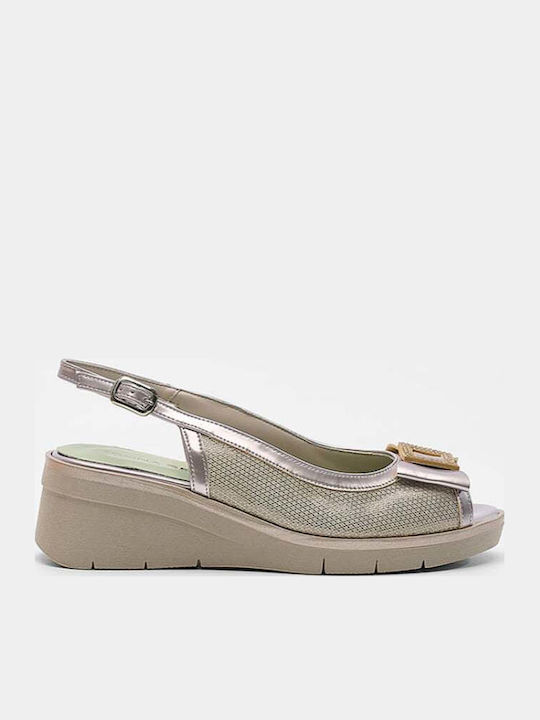 Anatomische Damenplattformen Beige