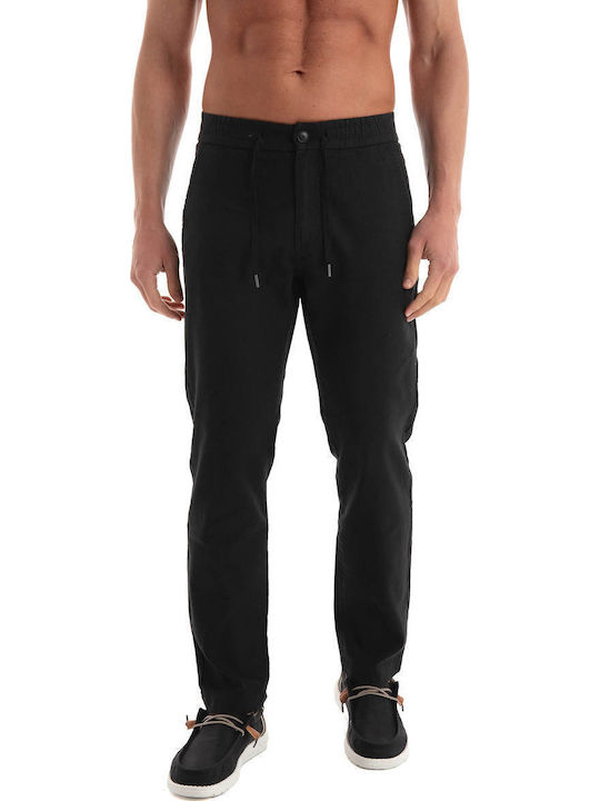 Pantaloni Bărbați Regular Fit Negru