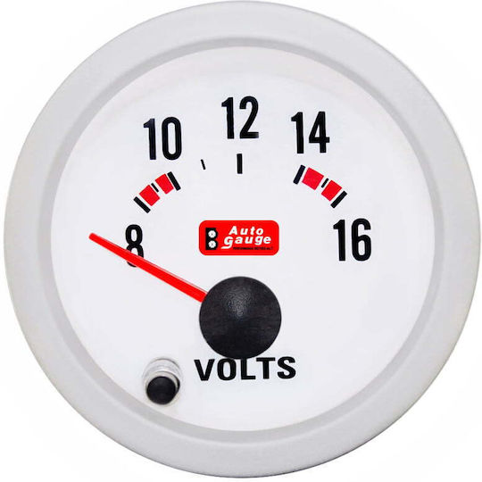 Auto Gauge Car Dashboard Voltmeter Analog Instrument 58mm