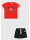 Kids Set with Shorts Summer 2 Pieces Red