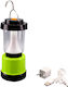 Led Rechargeable Lantern Green 17x7.5 Cm