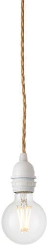 Pendant Light Suspension 1xe14 Twisted Fabric Cable Wire Unit Ebb&flow Wie14baktwgo Gold