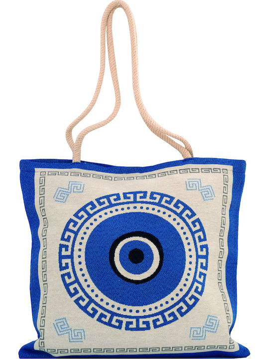 Dimeco Stoff Strandtasche Blau P8000BAG0008281
