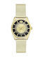 Versace V-circle Lady Γυναικείο Ρολόι 36mm Μπαταρίας με Χρυσό Μεταλλικό Μπρασελέ