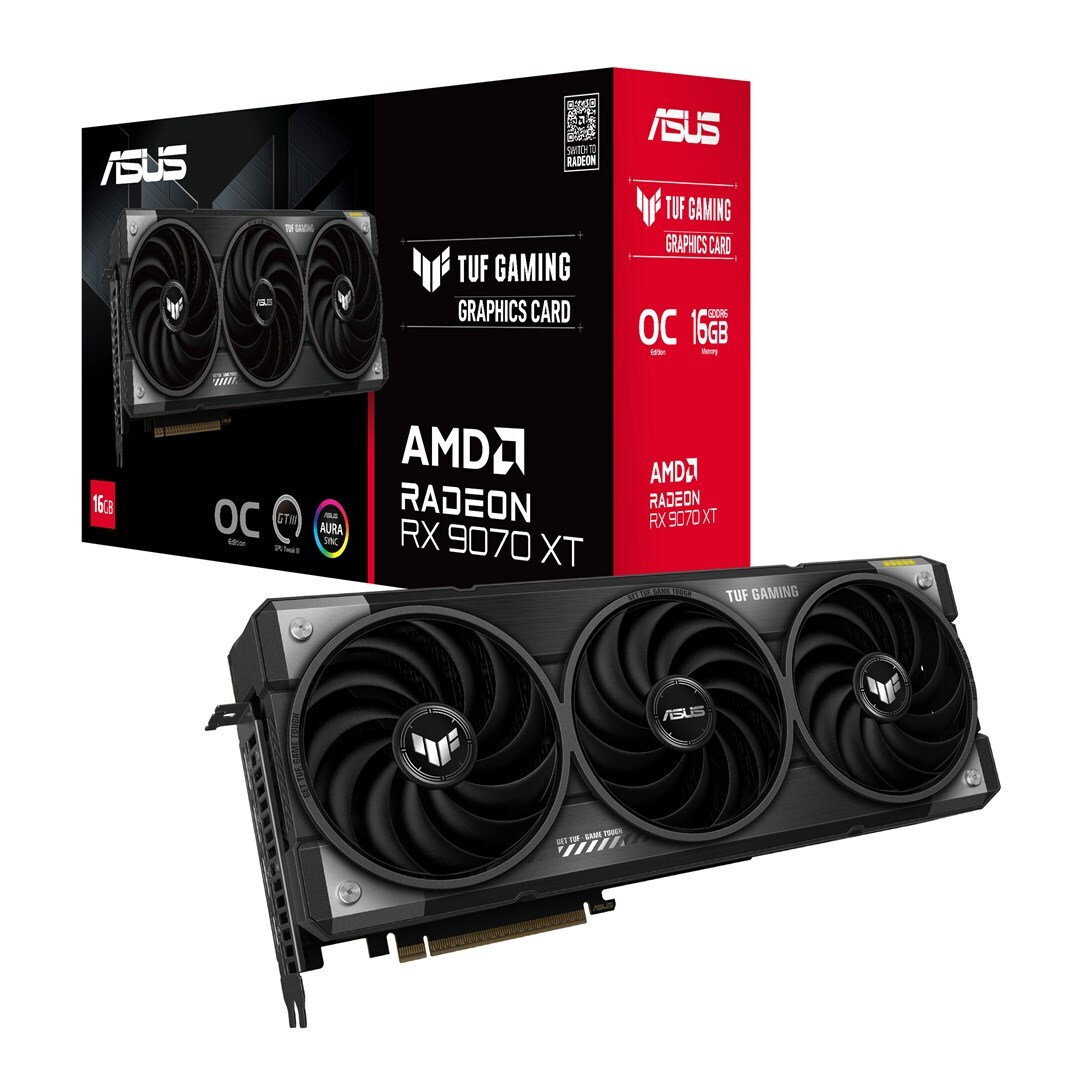 Asus Radeon RX 9070 XT 16GB GDDR6 OC Κάρτα Γραφικών
